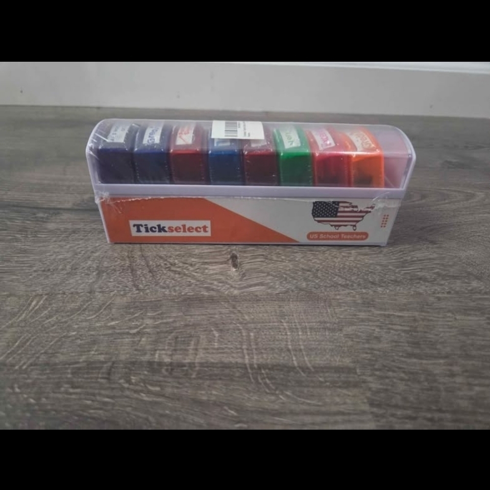 Teacher stamps for classroom - 8ct NEW